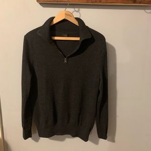 J Crew quarter zip up sweater